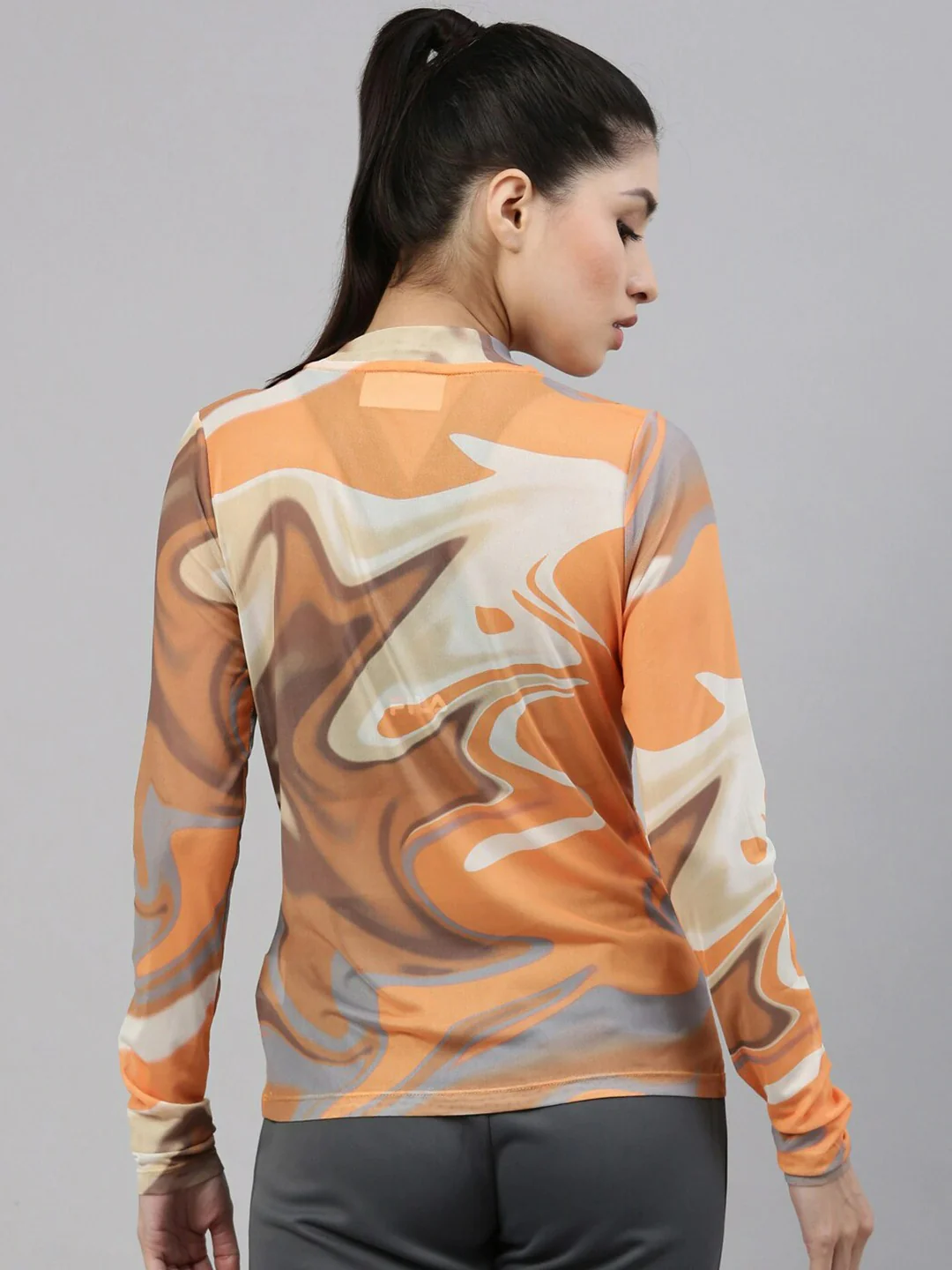 Fila White Sue Women's Sublimation Polo - Image 4