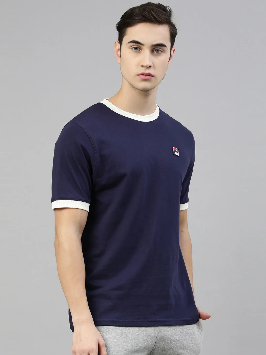 Fila Red Marconi Men's Logo T-Shirt - Image 4