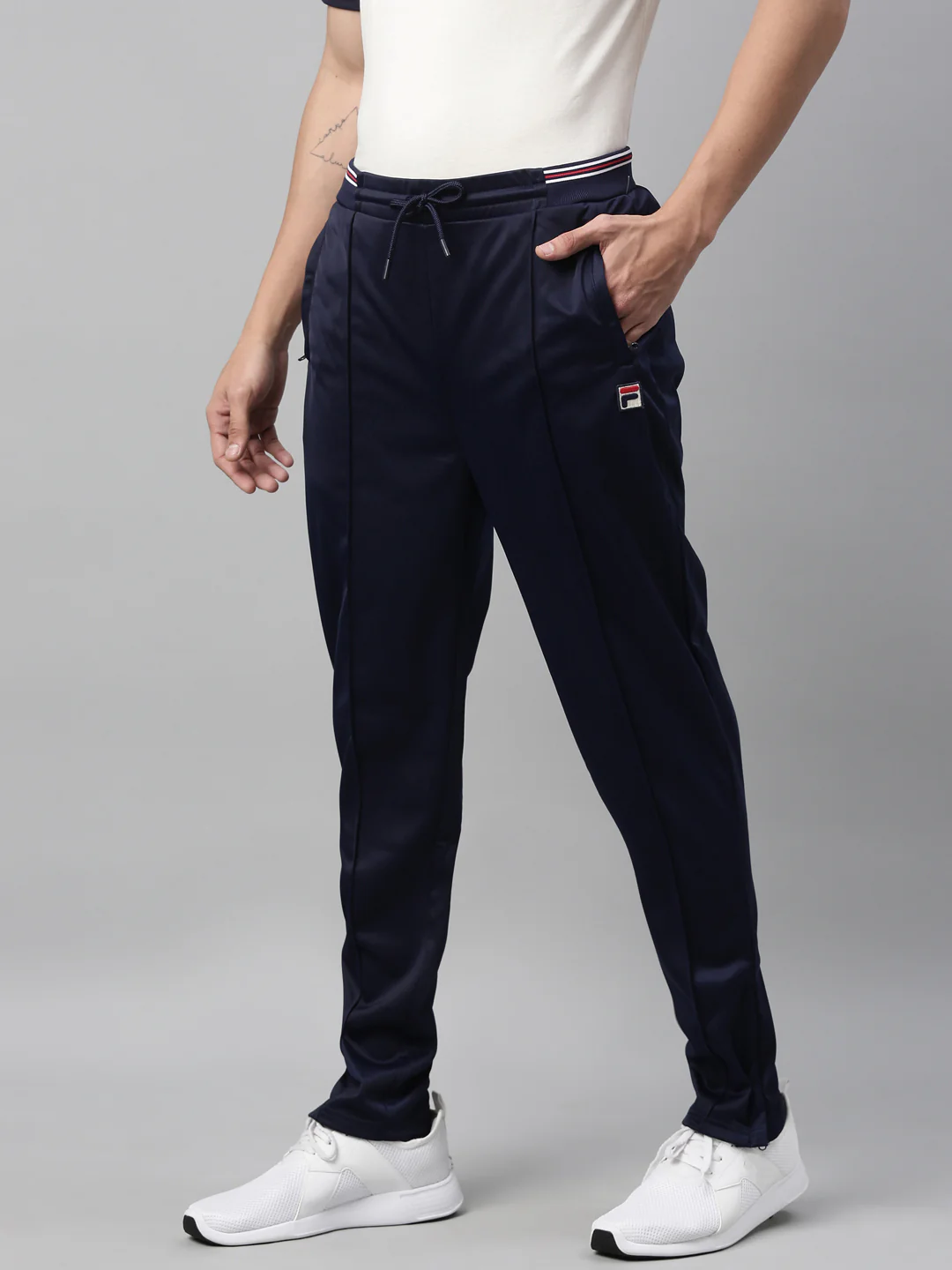 Fila Grey Kendrick Men's Flare Track Pant - Image 2