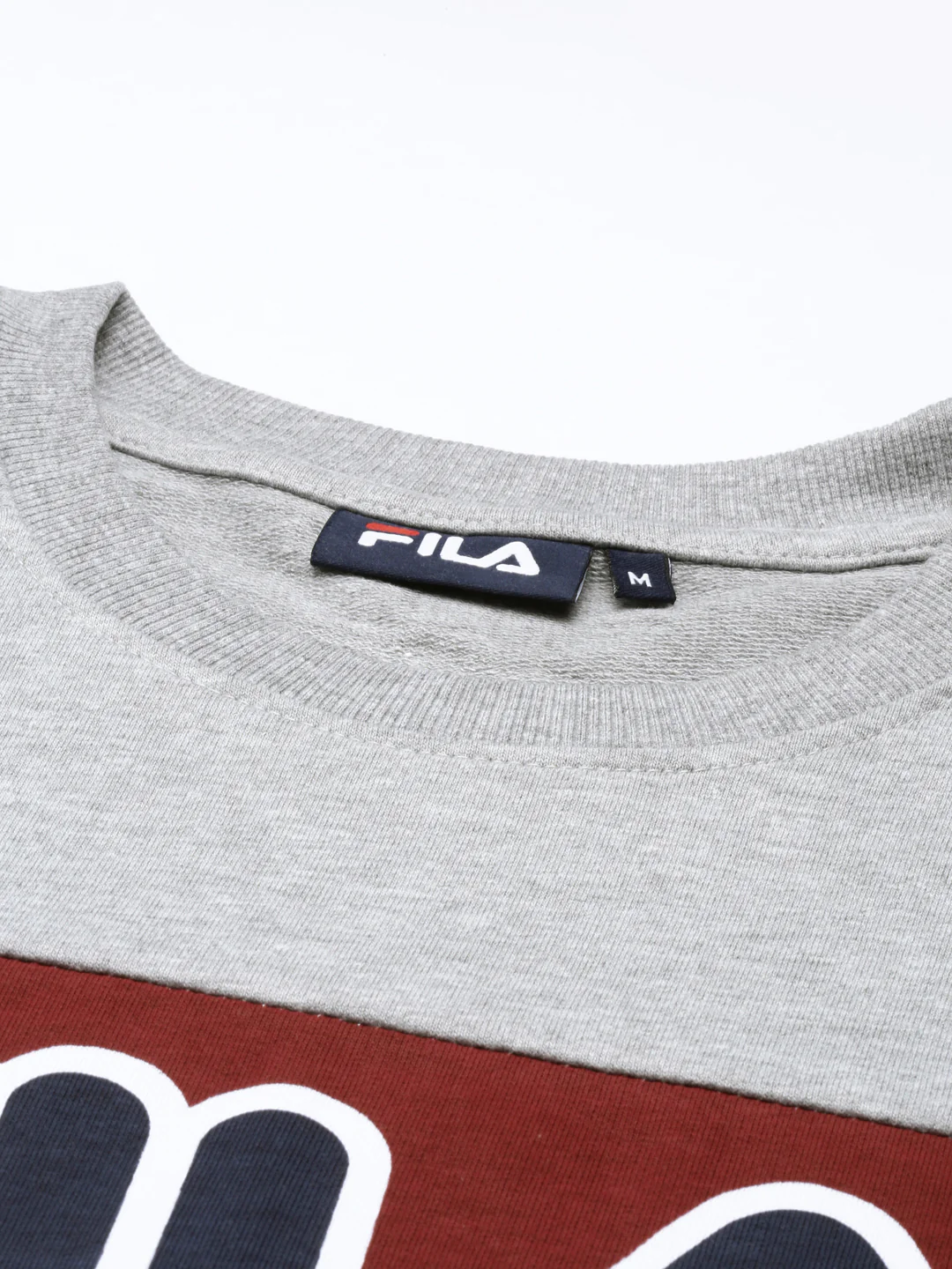 Fila White Gendry Men's Crew Sweatshirt - Image 2