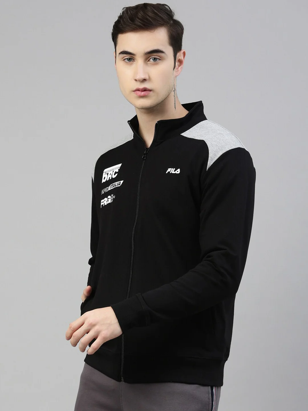 Fila Peacoat Sportivi Men's Sweat Jacket - Image 4