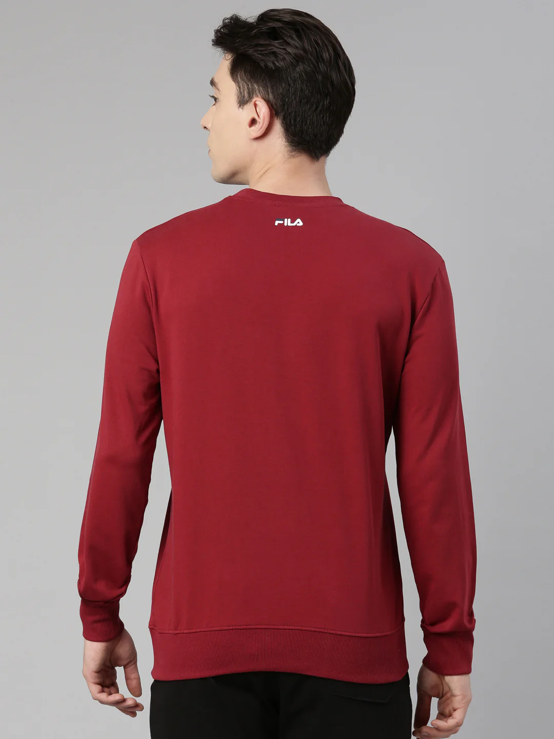 Fila Black Dunlin Men's SweatShirt - Image 5