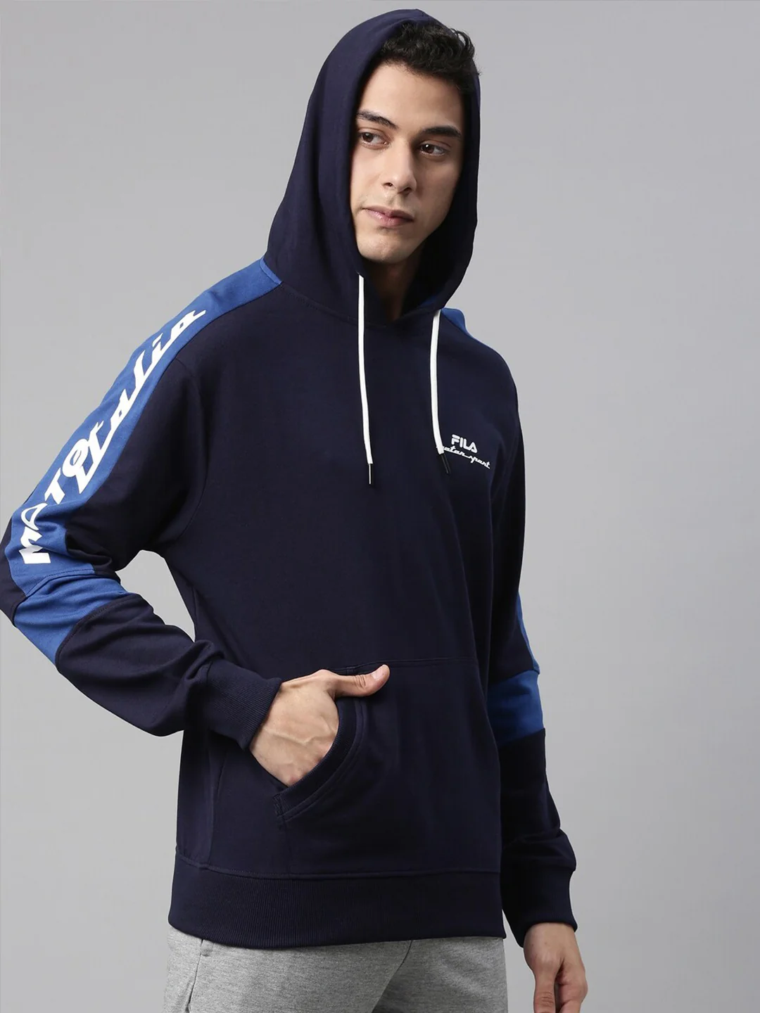 Fila Peacoat Perez Men's Motorsport Hoodie - Image 3