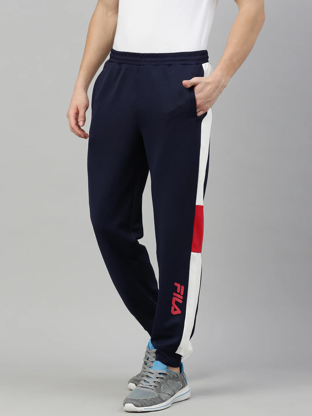 Fila Black Charles BTM Men's Ribbed Jogger - Image 2