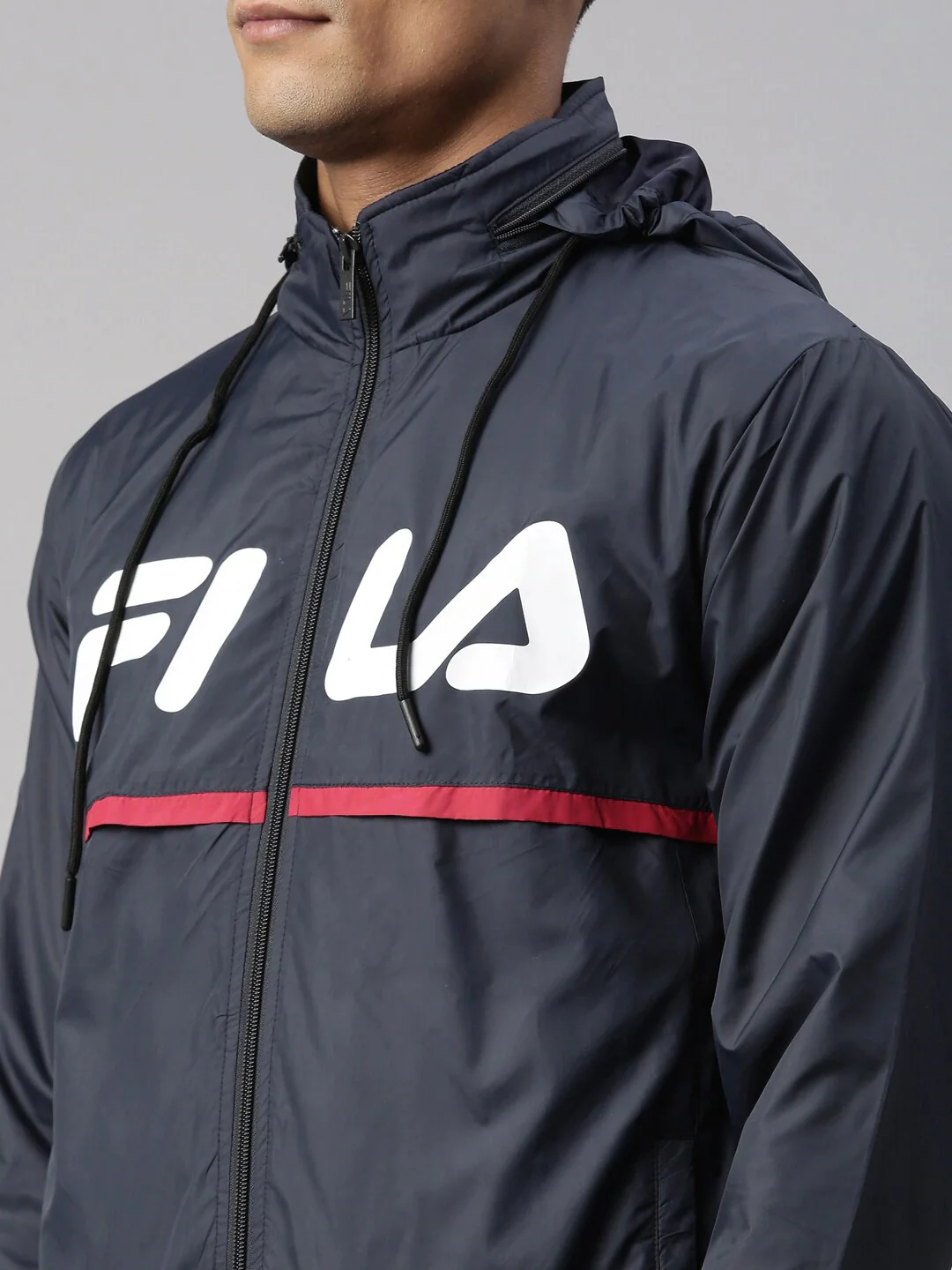Fila Grey Linford JKT Men's Track Jacket - Image 2