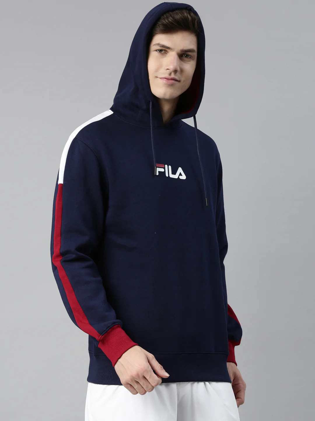 Fila Red Zacklin Men's Hoodie - Image 3