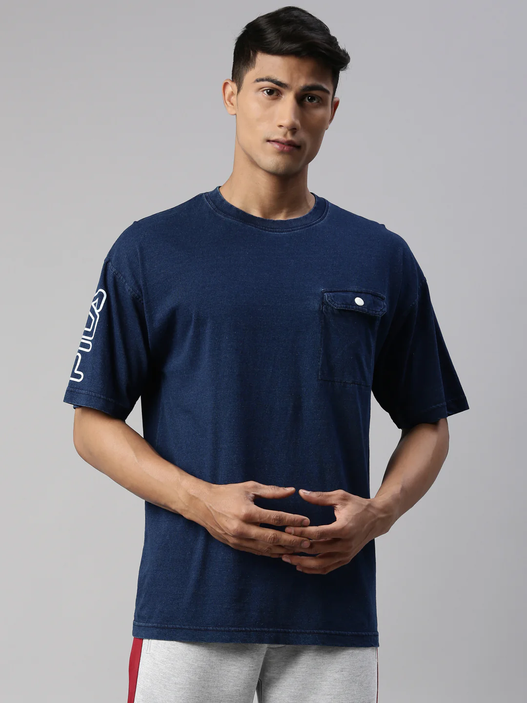 Fila Peacoat Jonas Men's Logo T-Shirt