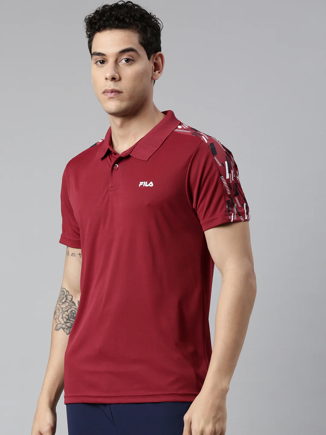 Fila Black Kamal Men's Polo - Image 3
