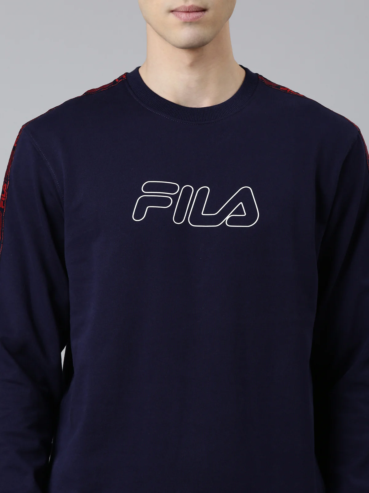 Fila Black Panit Men's Sweat Shirt - Image 2