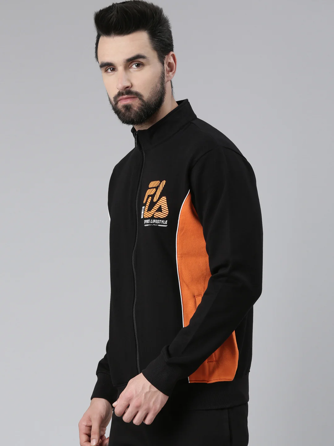 Fila Olive Refer Men's Sweat Jacket - Image 3