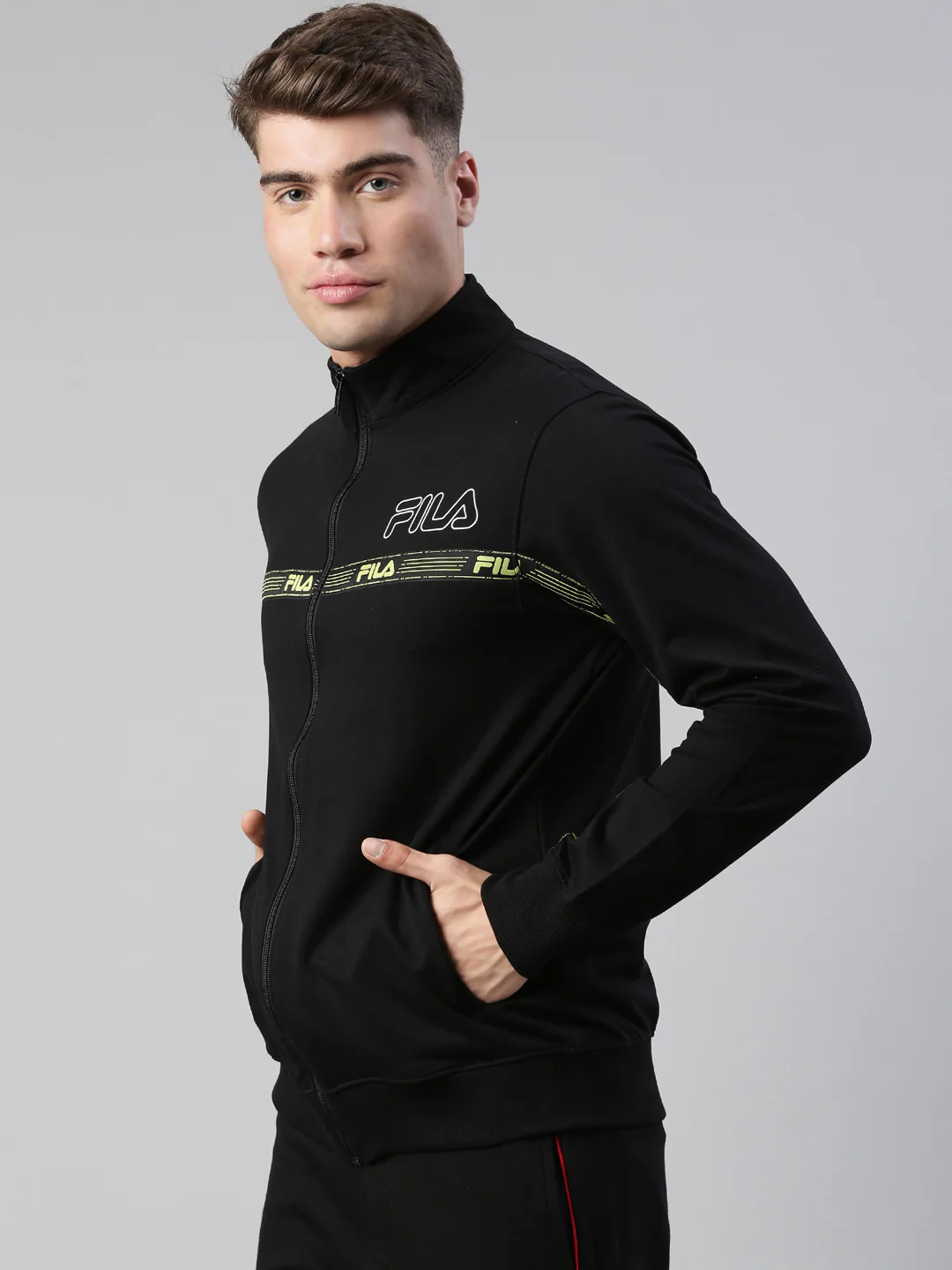 Fila Blue Presto Men's Sweat Jacket - Image 2
