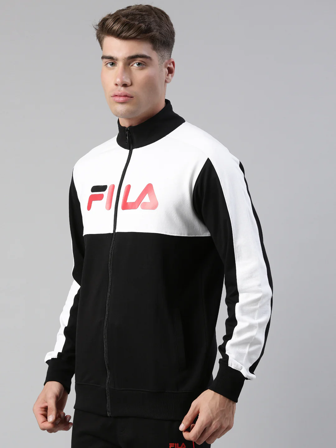 Fila Blue Junaid Jkt Men's Cut and Sew Track Jacket - Image 2