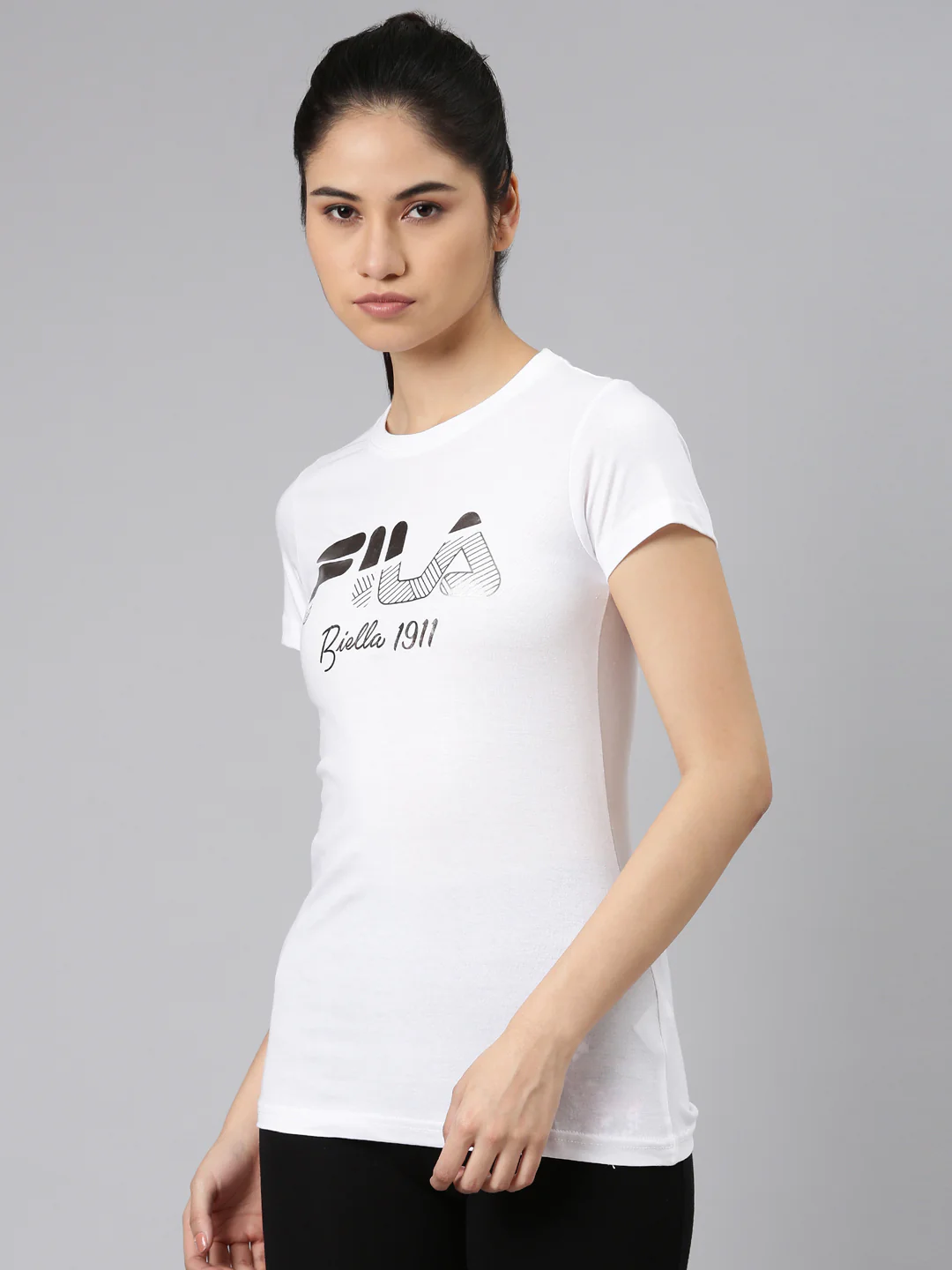 Fila Blue Saurabhi Women's Graphic T-Shirt - Image 2