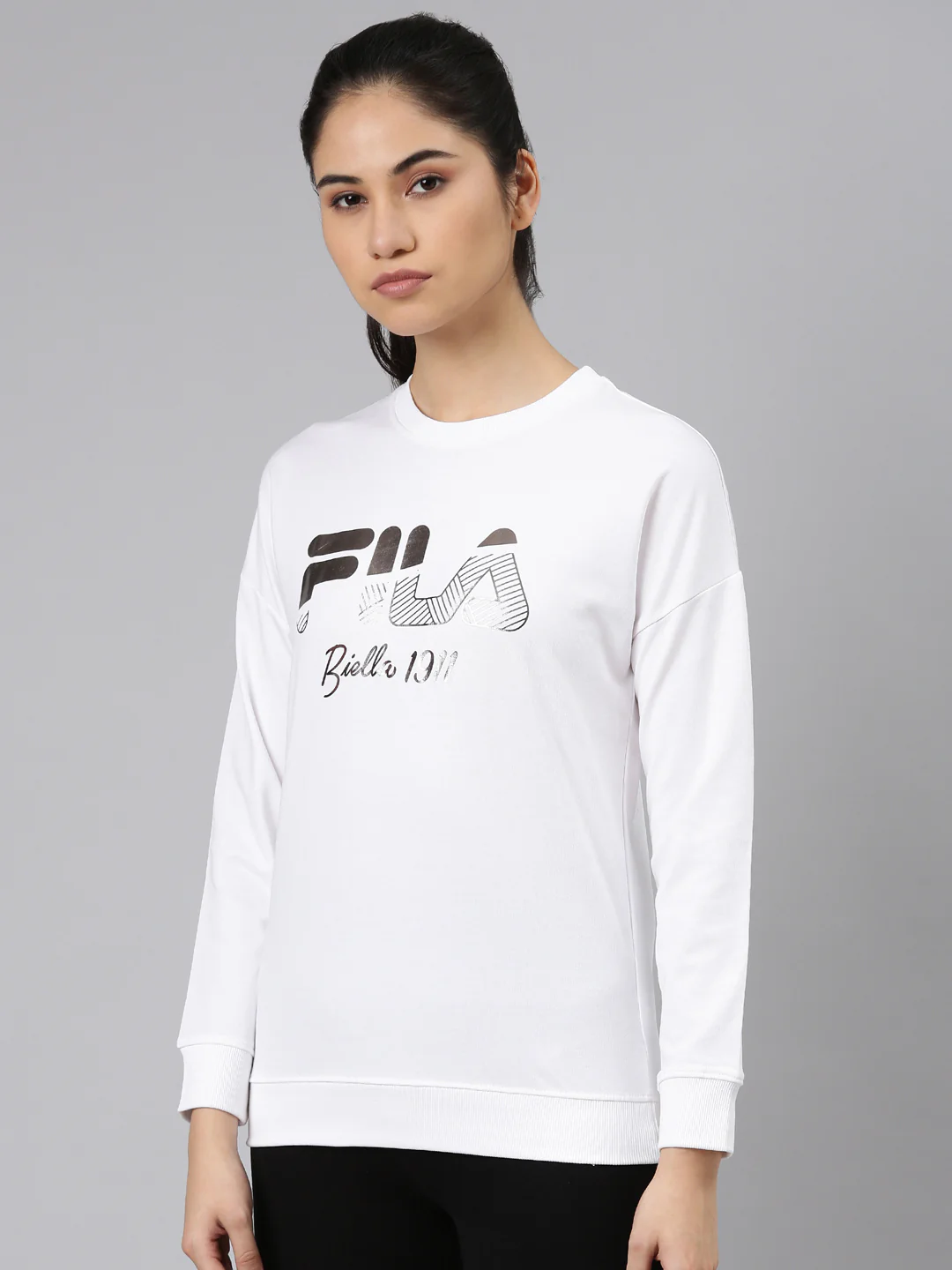 Fila Blue Komal Women's Logo T-Shirt - Image 2