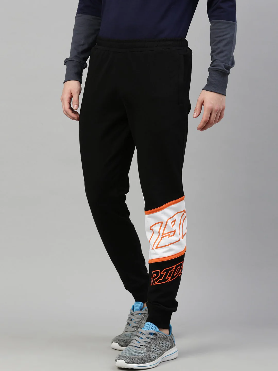 Fila Grey Lucas Men's Cuffed Jogger - Image 3