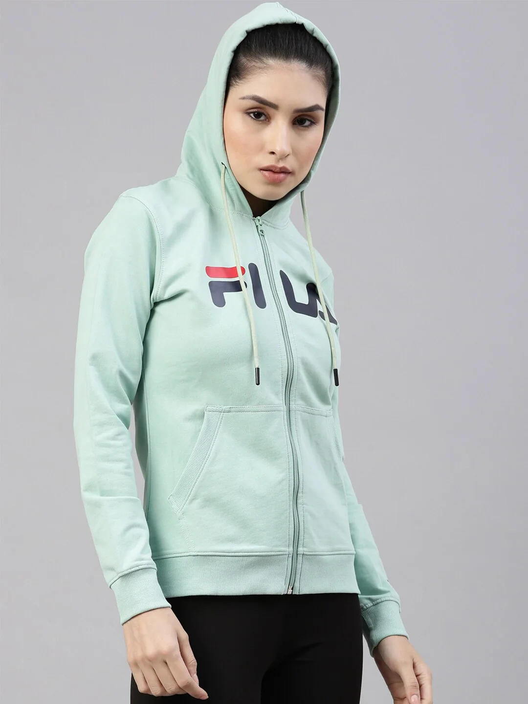 Fila Black Dahlia Women's Logo Hoodie - Image 3