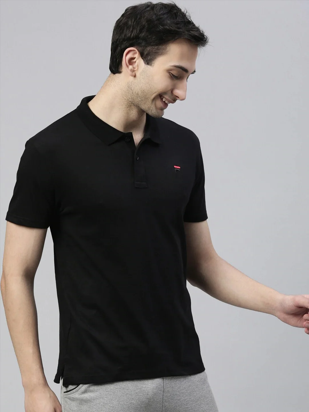 Fila Peacoat Tern Men's Logo Polo - Image 3