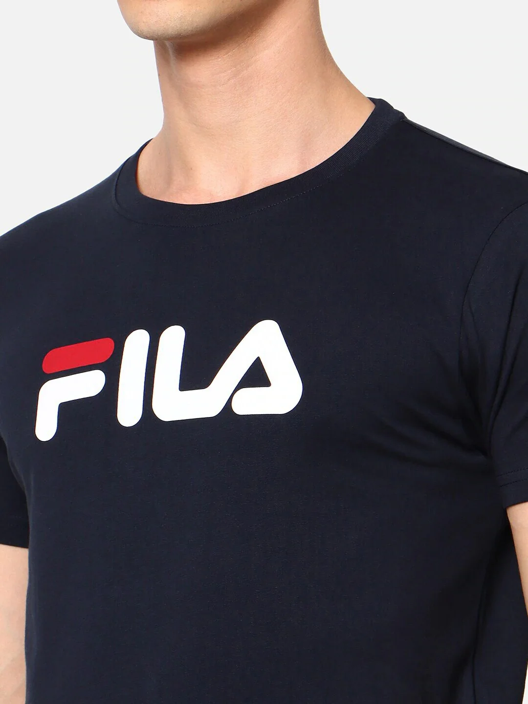 Fila Navy Falcon Men's Logo T-Shirt - Image 3