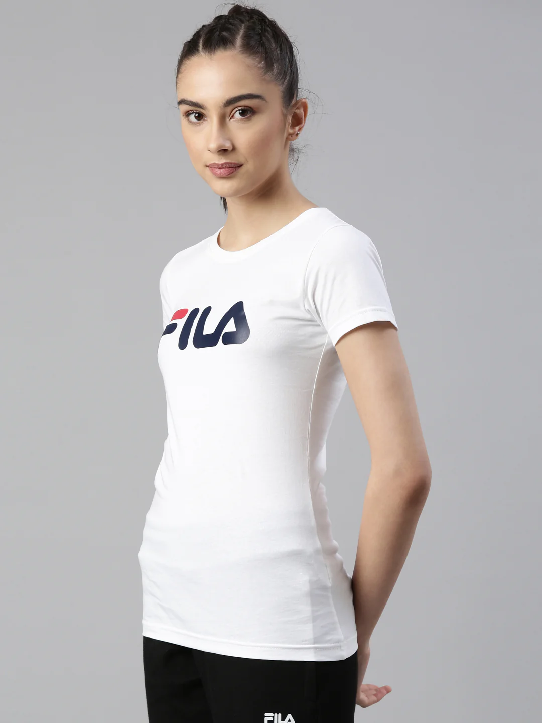 Fila Black Rosemary Women's Graphic T-Shirt - Image 3
