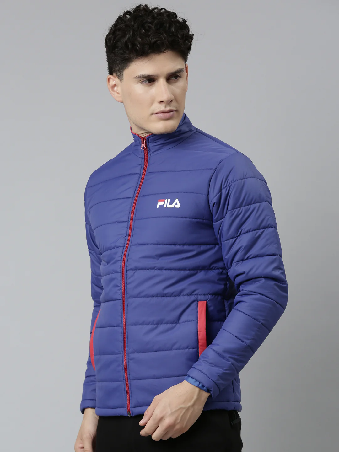 Fila Grey Avi Men's Jacket - Image 4