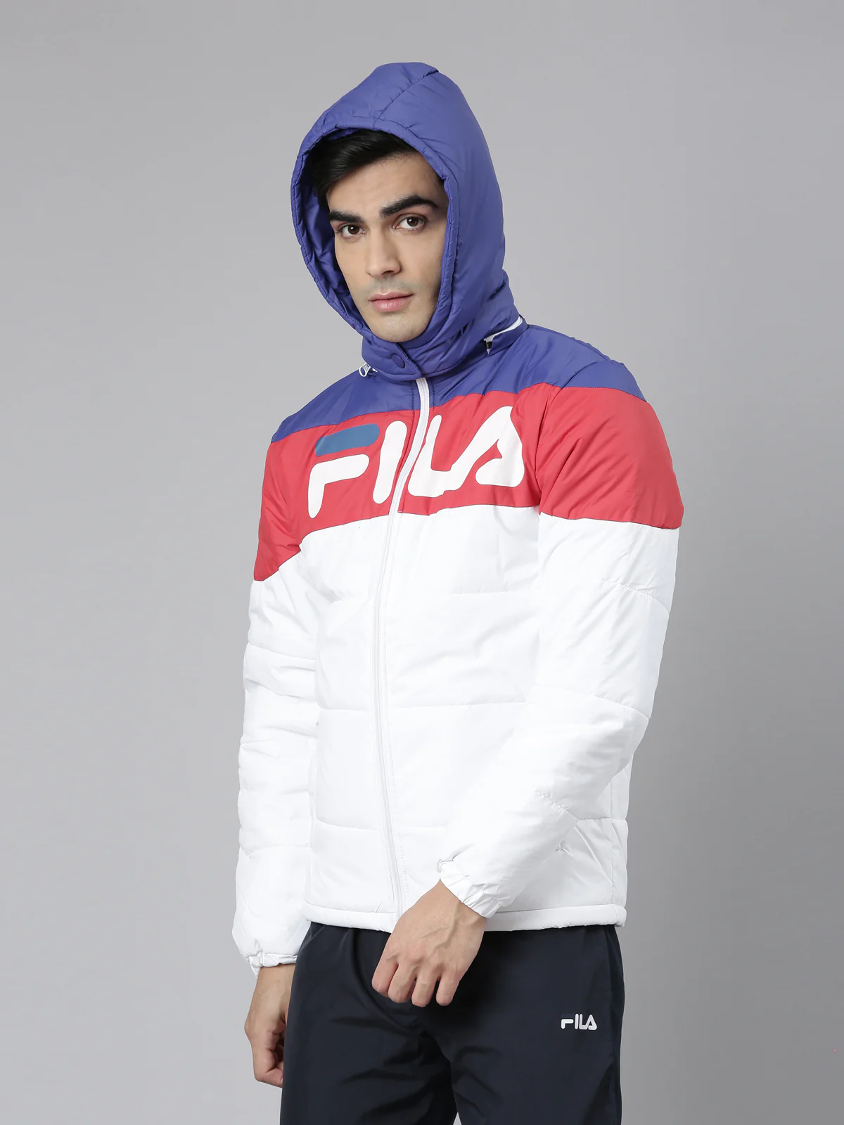 Fila Light Green Skar Unisex's Hooded Jacket - Image 3
