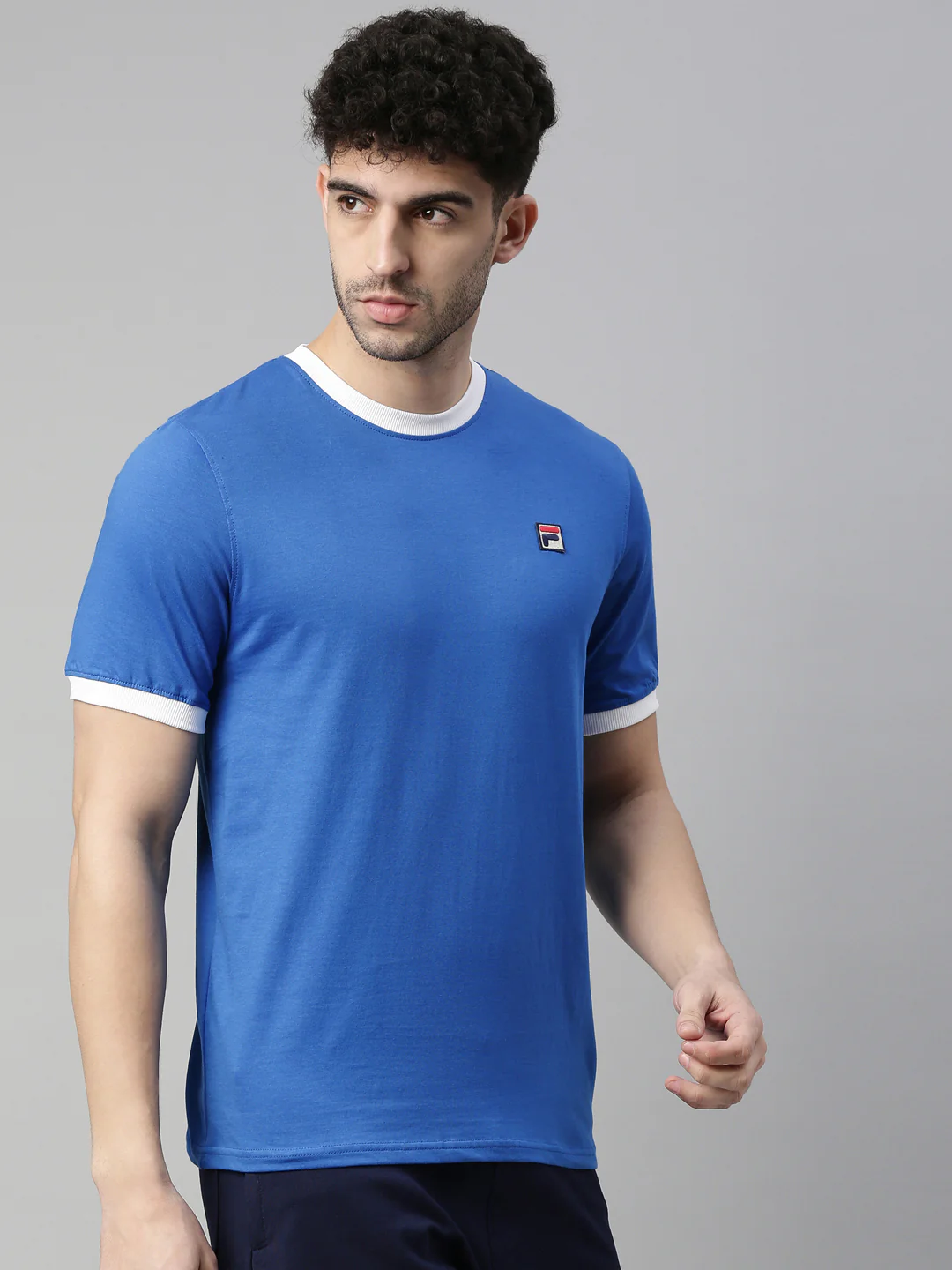 Fila Peacoat Marconi Men's Logo T-Shirt - Image 3