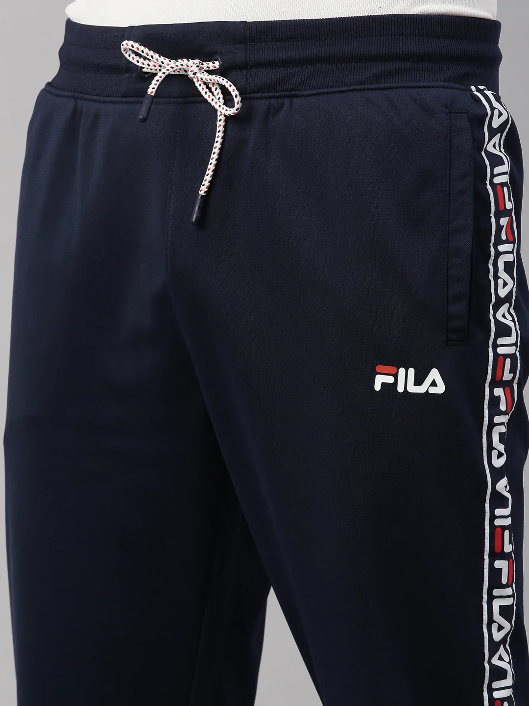 Fila Grey Edlin Btm Men's Cuffed Joggers - Image 2