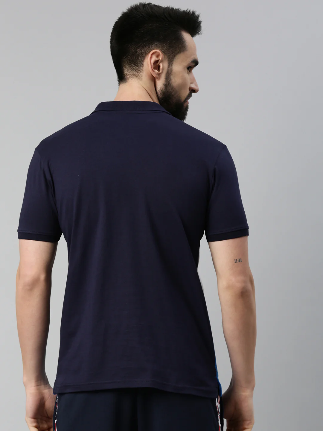 Fila Black Robbie Men's Cut And Sew Polo - Image 5