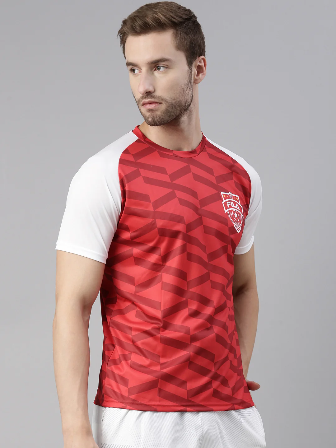 Fila Red Bramer Men's Graphic T-Shirts - Image 4