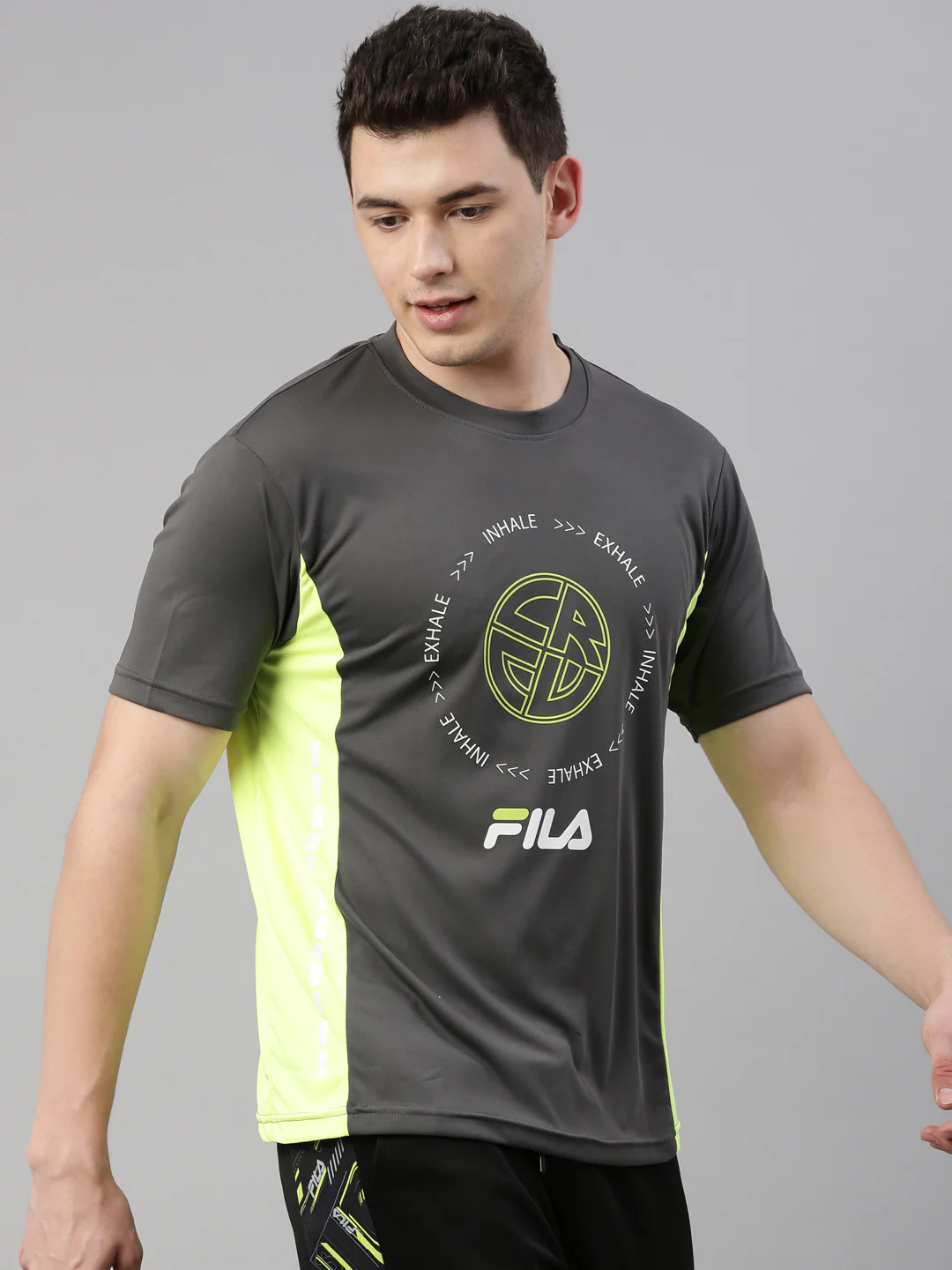 Fila Red Ahera Men's Graphic T-Shirts - Image 4