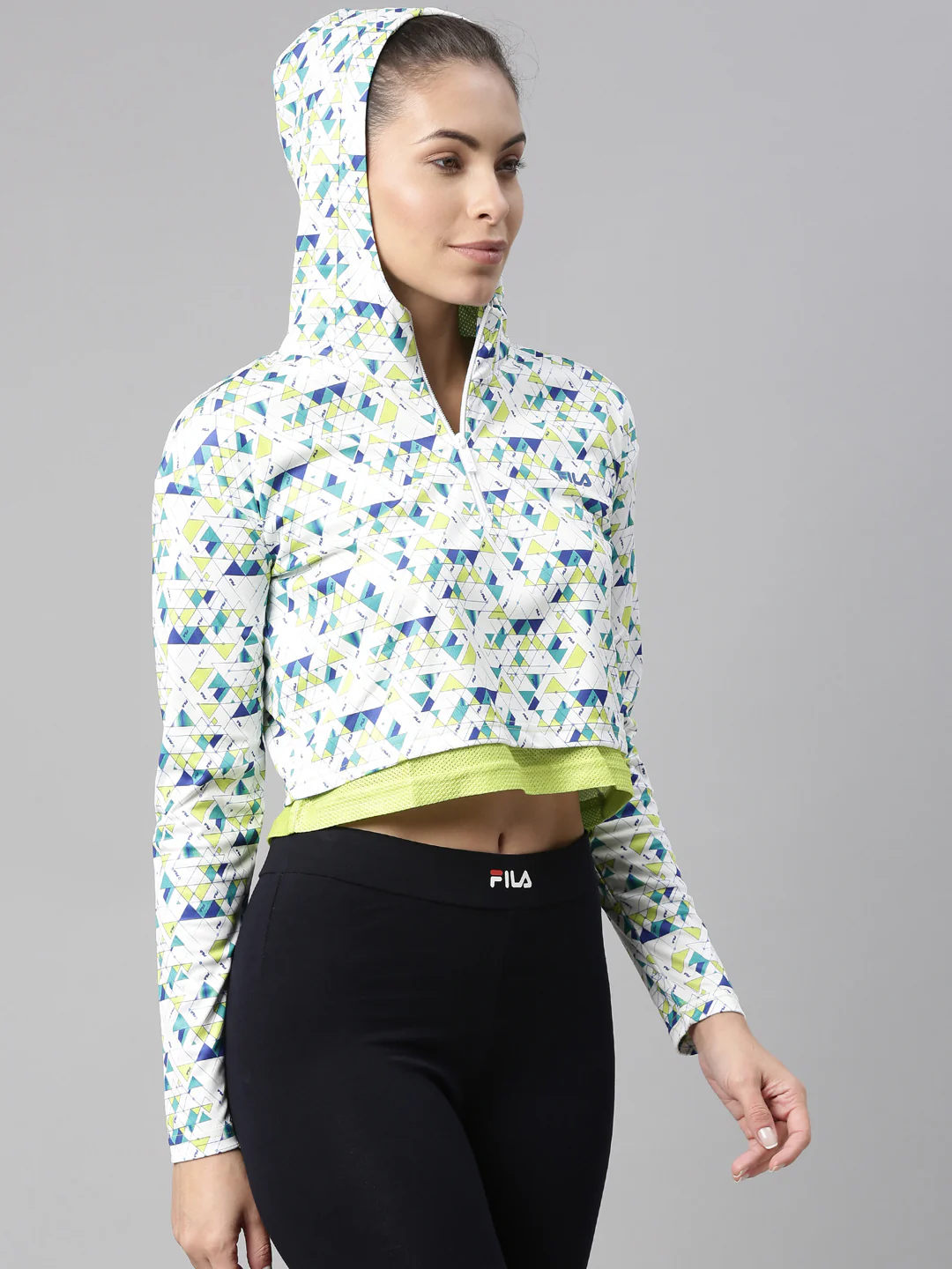 Fila Black Geny Women's Sweat Jacket - Image 4