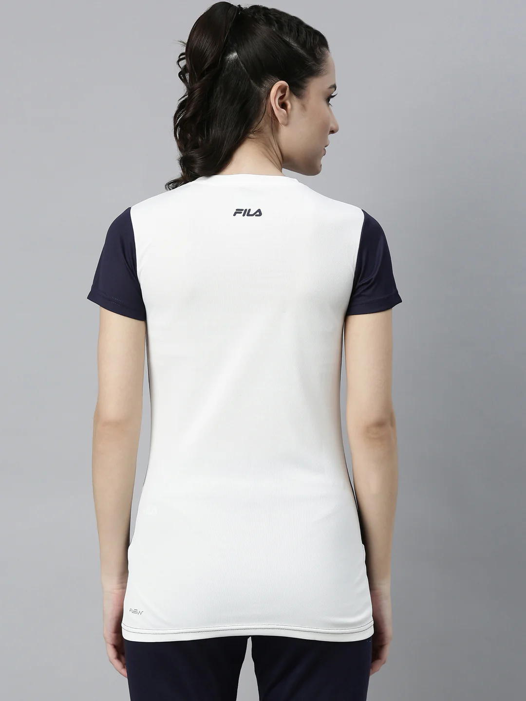 Fila Black Hivers Women's Cut and Sew T-Shirts - Image 5