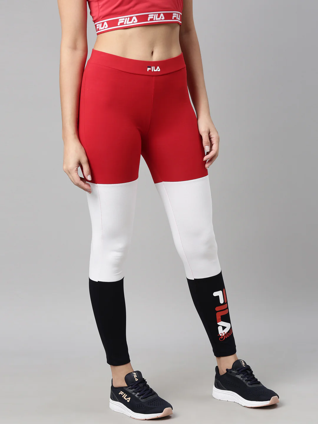 Fila White Rilore Women's Legging - Image 3