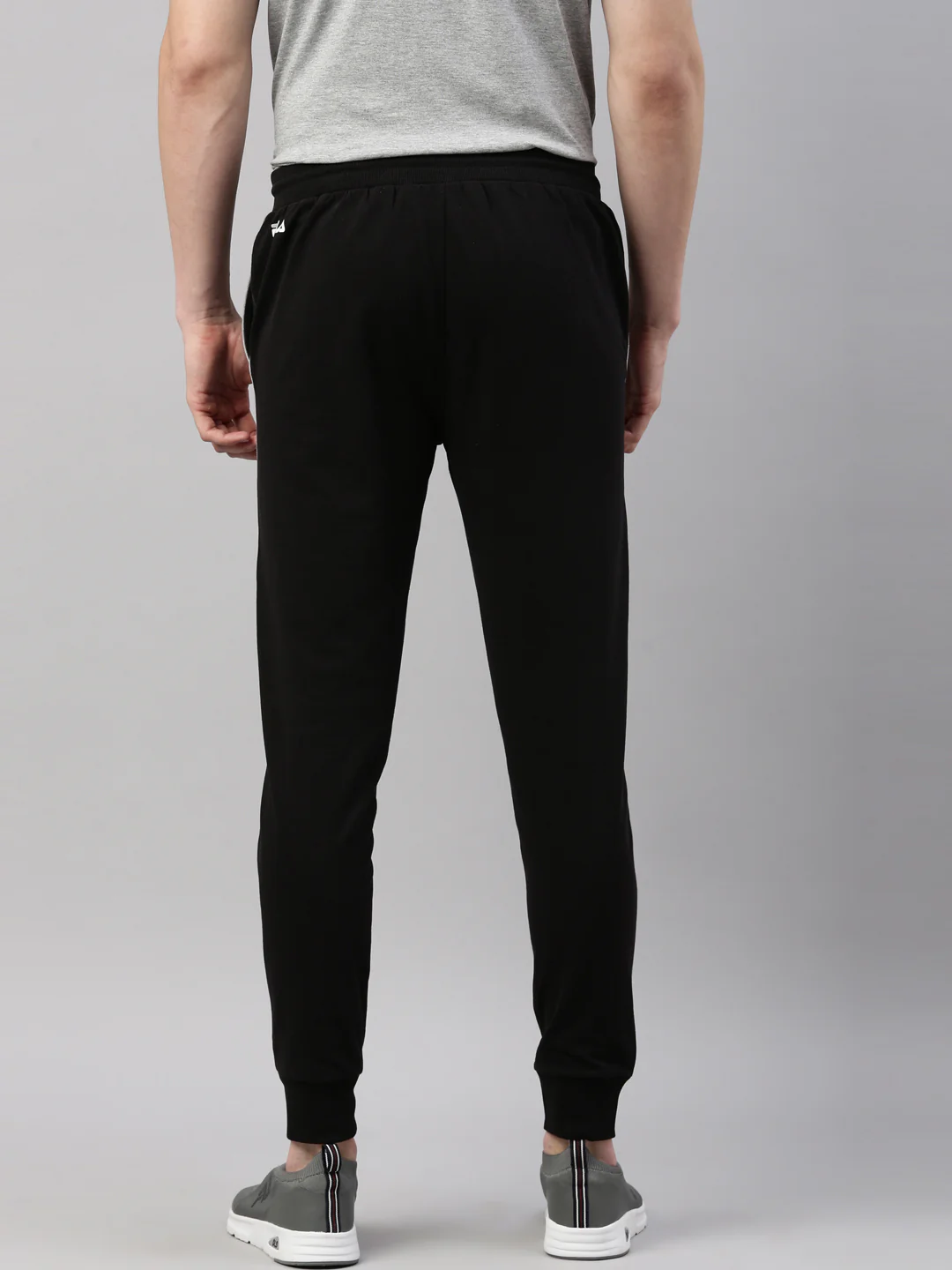Fila Black Ogera Men's Cuffed Joggers - Image 5