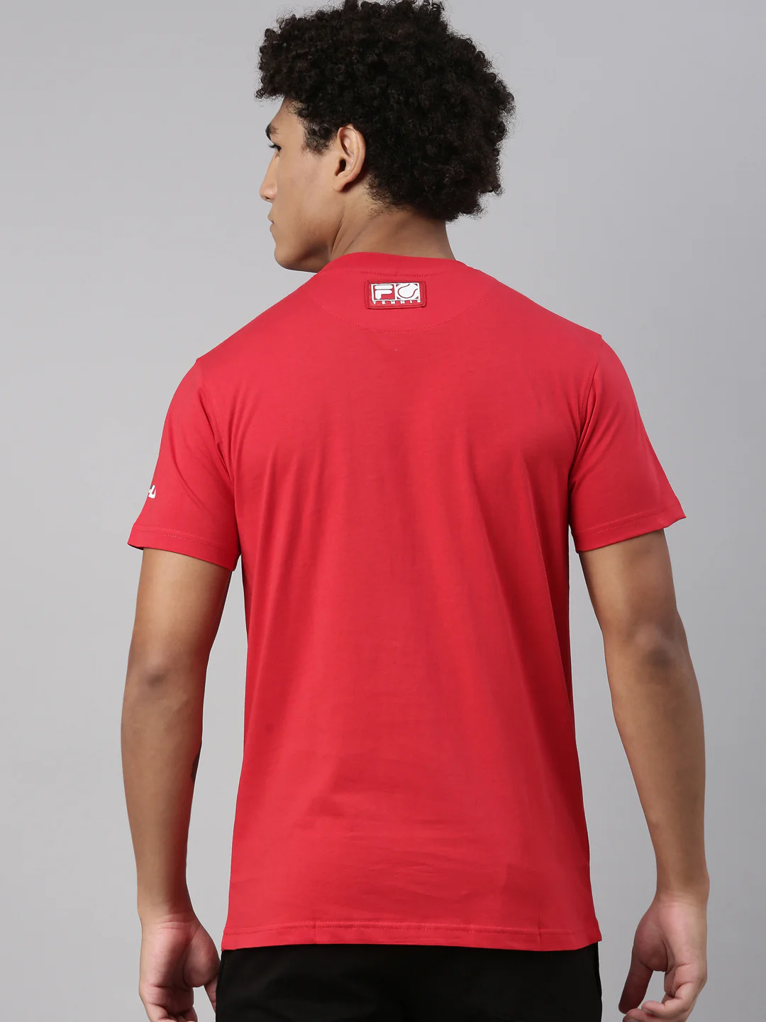 Fila Black Hicar Men's Graphic T-Shirt - Image 5