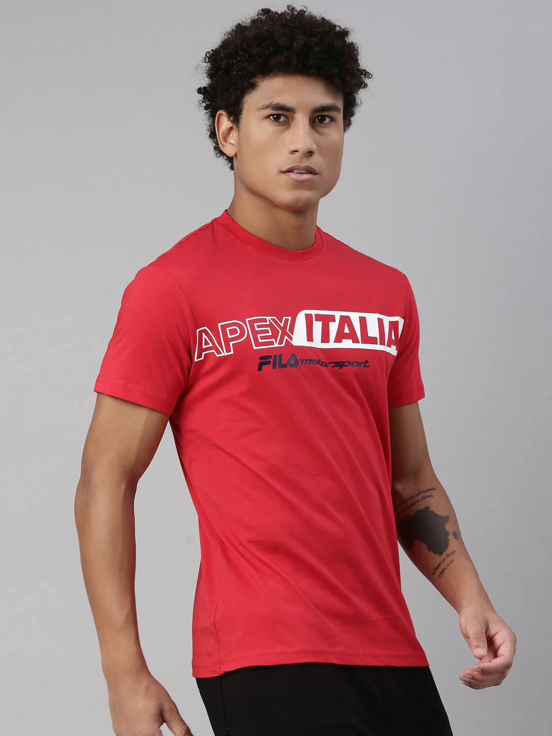 Fila Peacoat Ikkar Men's Graphic T-Shirt - Image 4