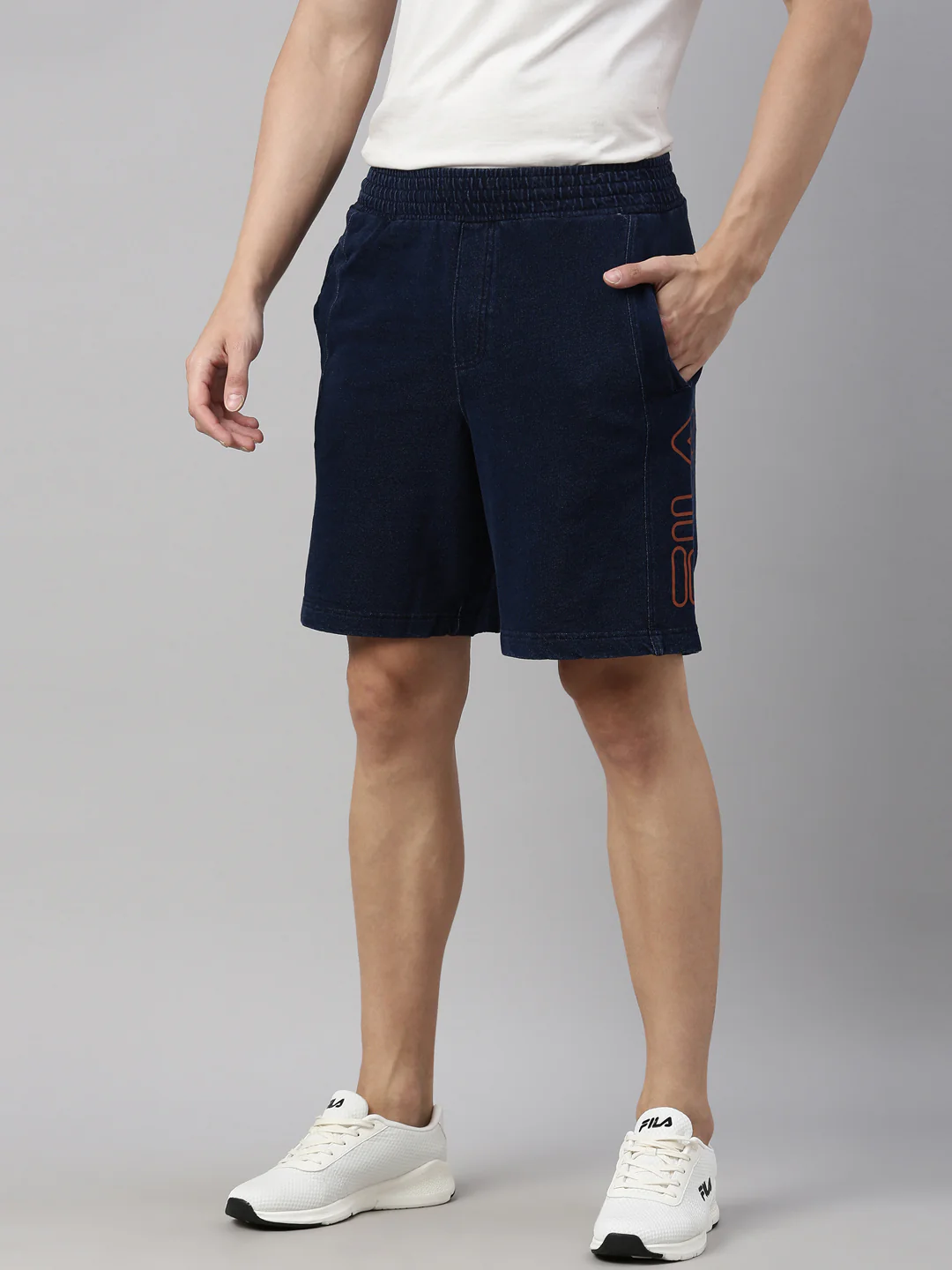Fila Red Jon Men's Long Shorts - Image 3