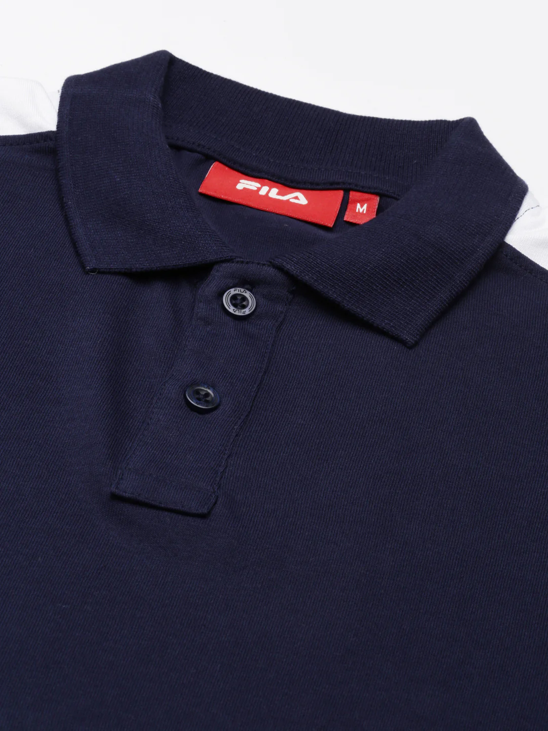 Fila Grey Somnath Men's Cut and Sew Polo - Image 2