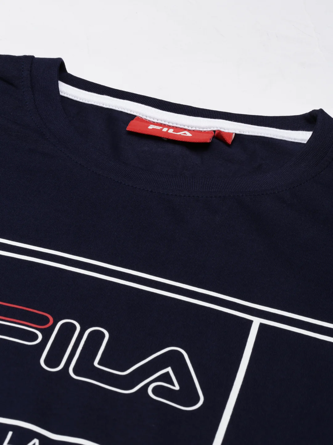 Fila Grey Giridhar Men's Graphic T-Shirt - Image 2