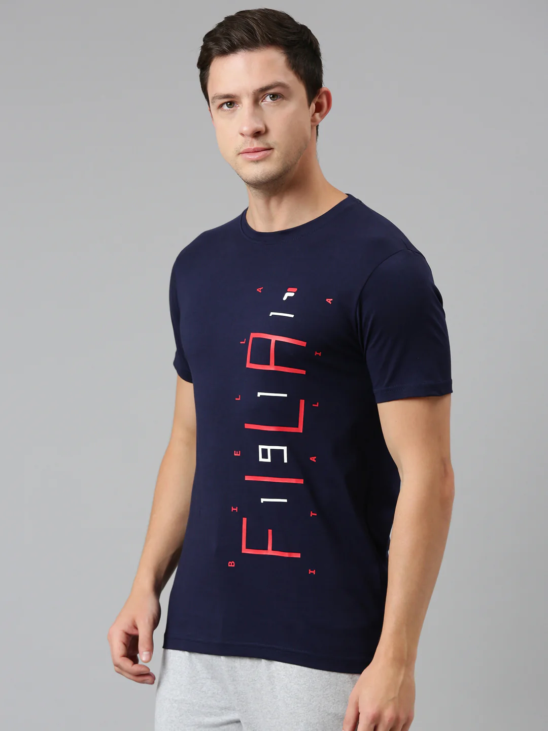Fila Grey Joon Men's Graphic T-Shirt - Image 4