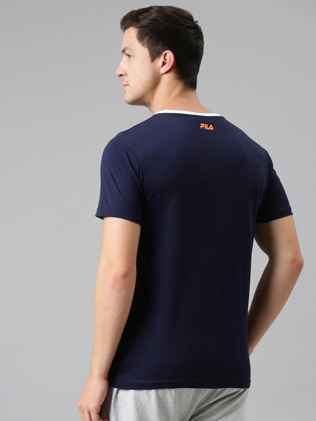 Fila Grey Dhairya Men's Graphic T-Shirt - Image 5