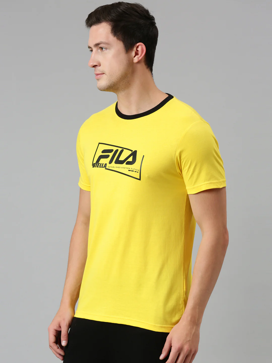 Fila Grey Dhairya Men's Graphic T-Shirt - Image 3