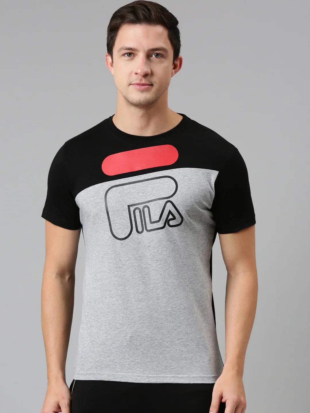 Fila Peacoat Vinod Men's Cut and Sew T-Shirt