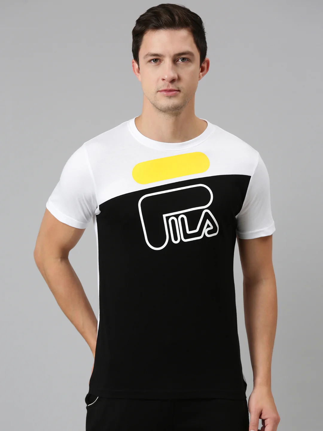 Fila Peacoat Vinod Men's Cut and Sew T-Shirt - Image 2