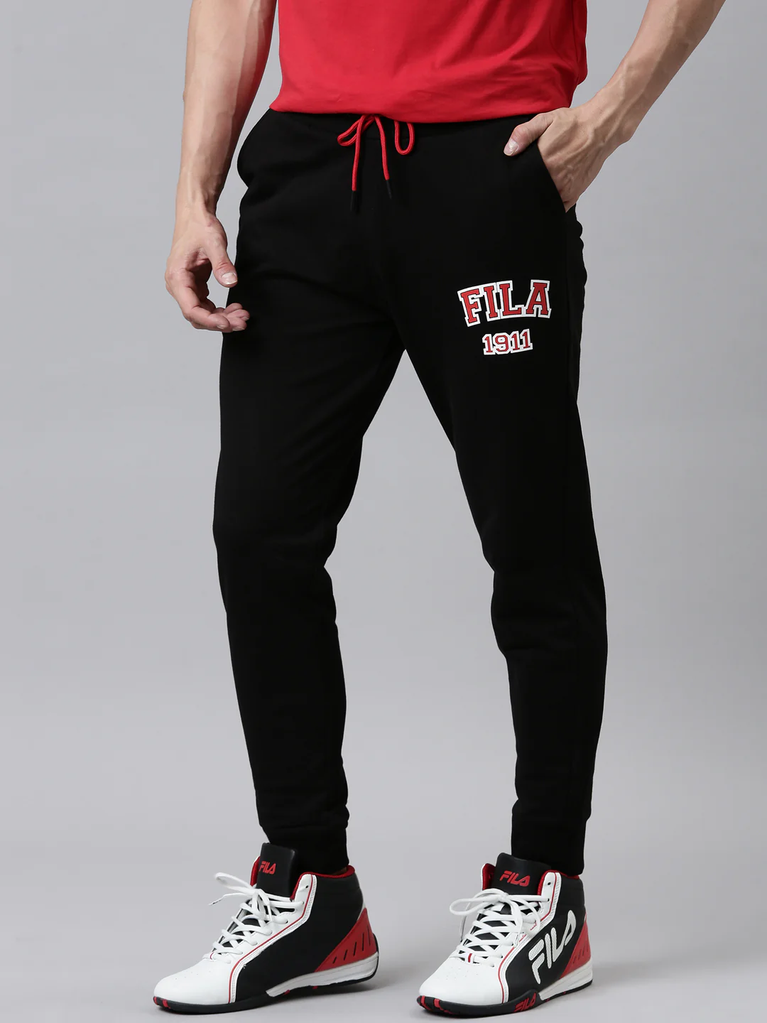 Fila Red Suga Men's Joggers - Image 3