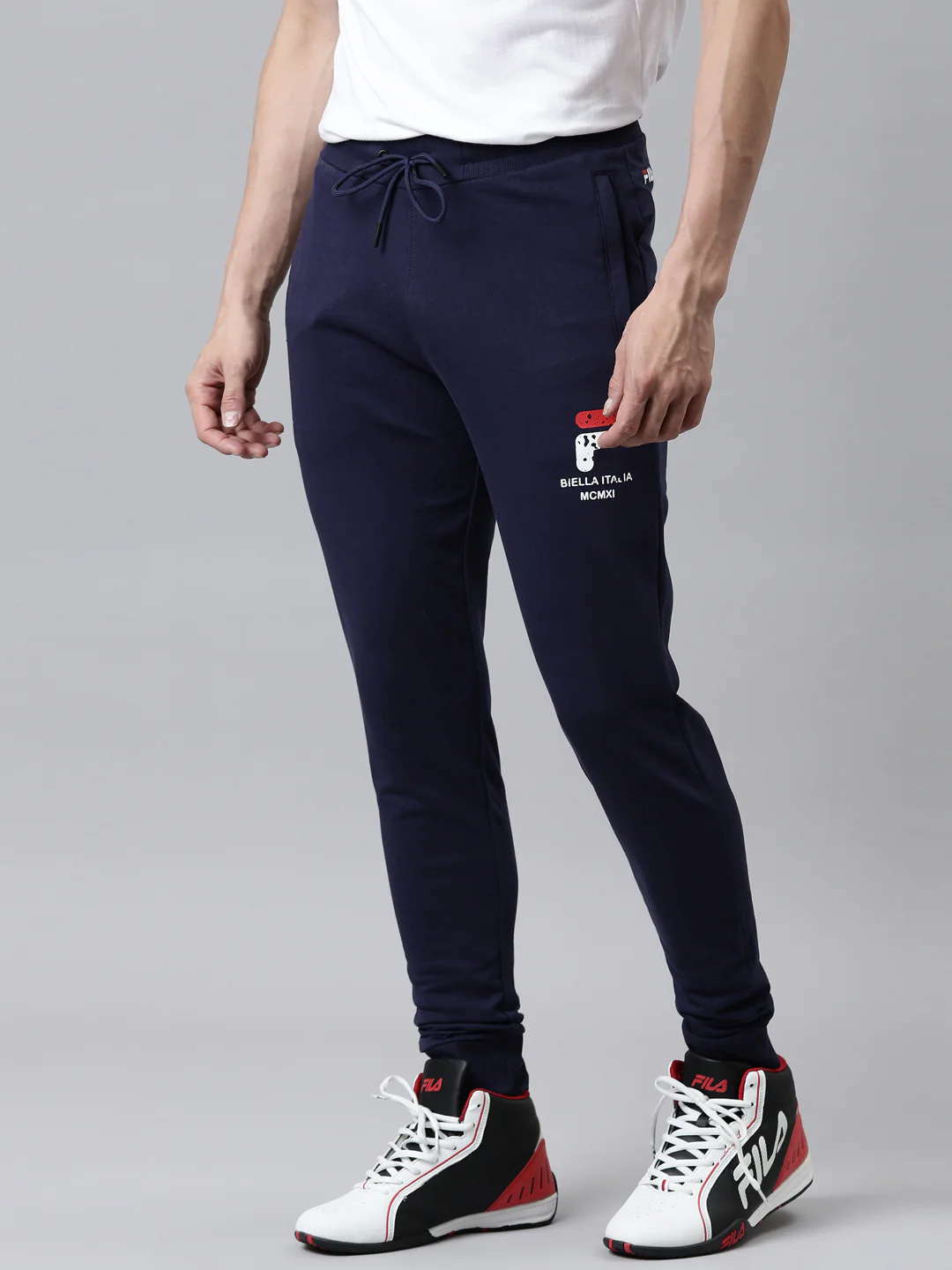 Fila Red Nate Men's Joggers - Image 3