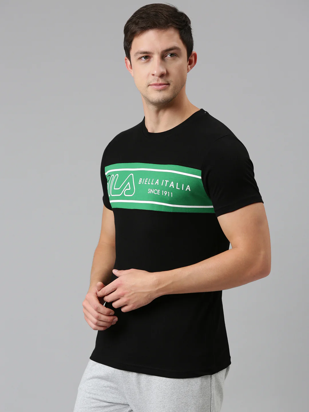 Fila Pink Mohan Men's Logo T-Shirt - Image 3