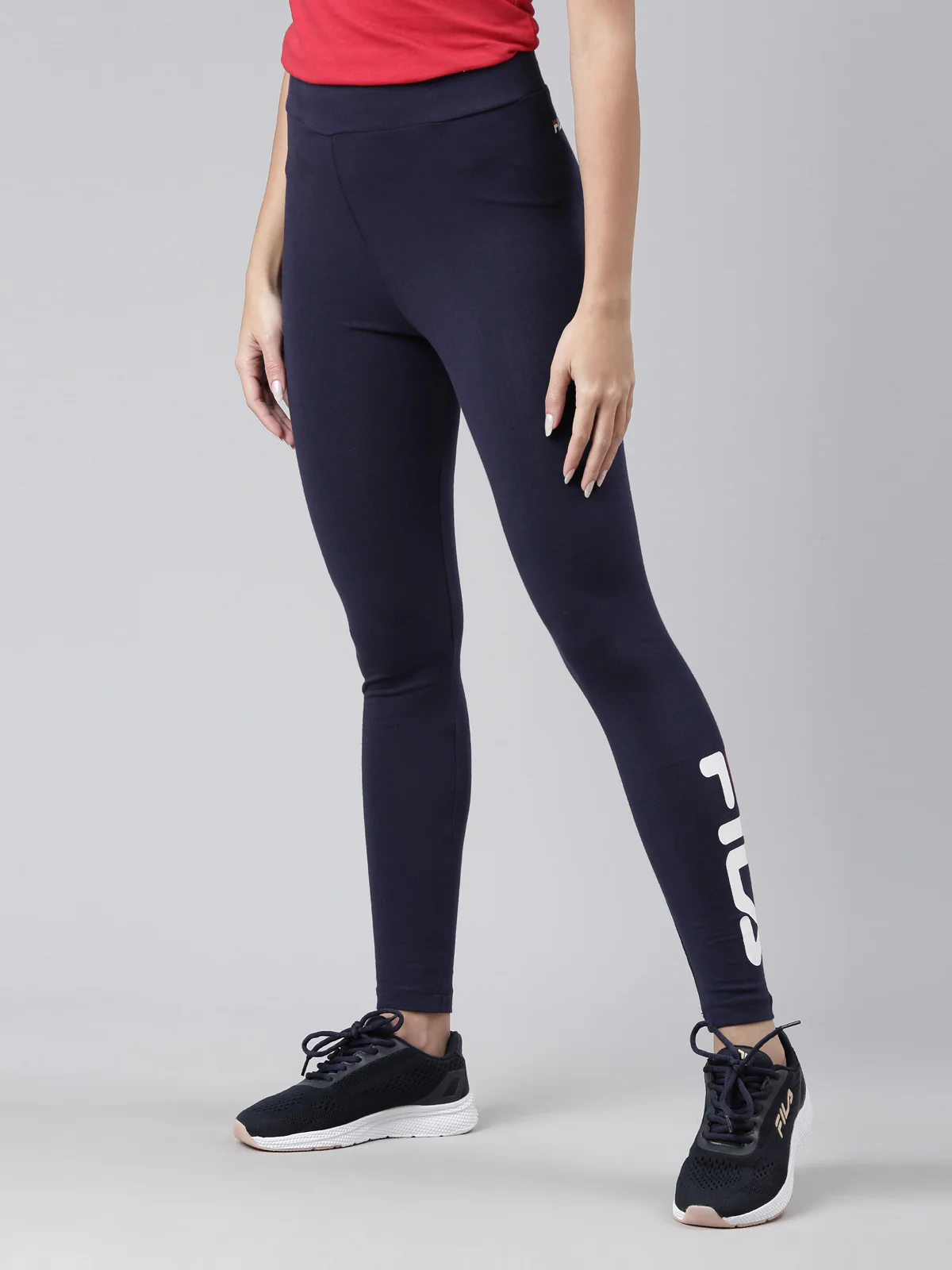 Fila Black Begonia Women's Leggings - Image 3