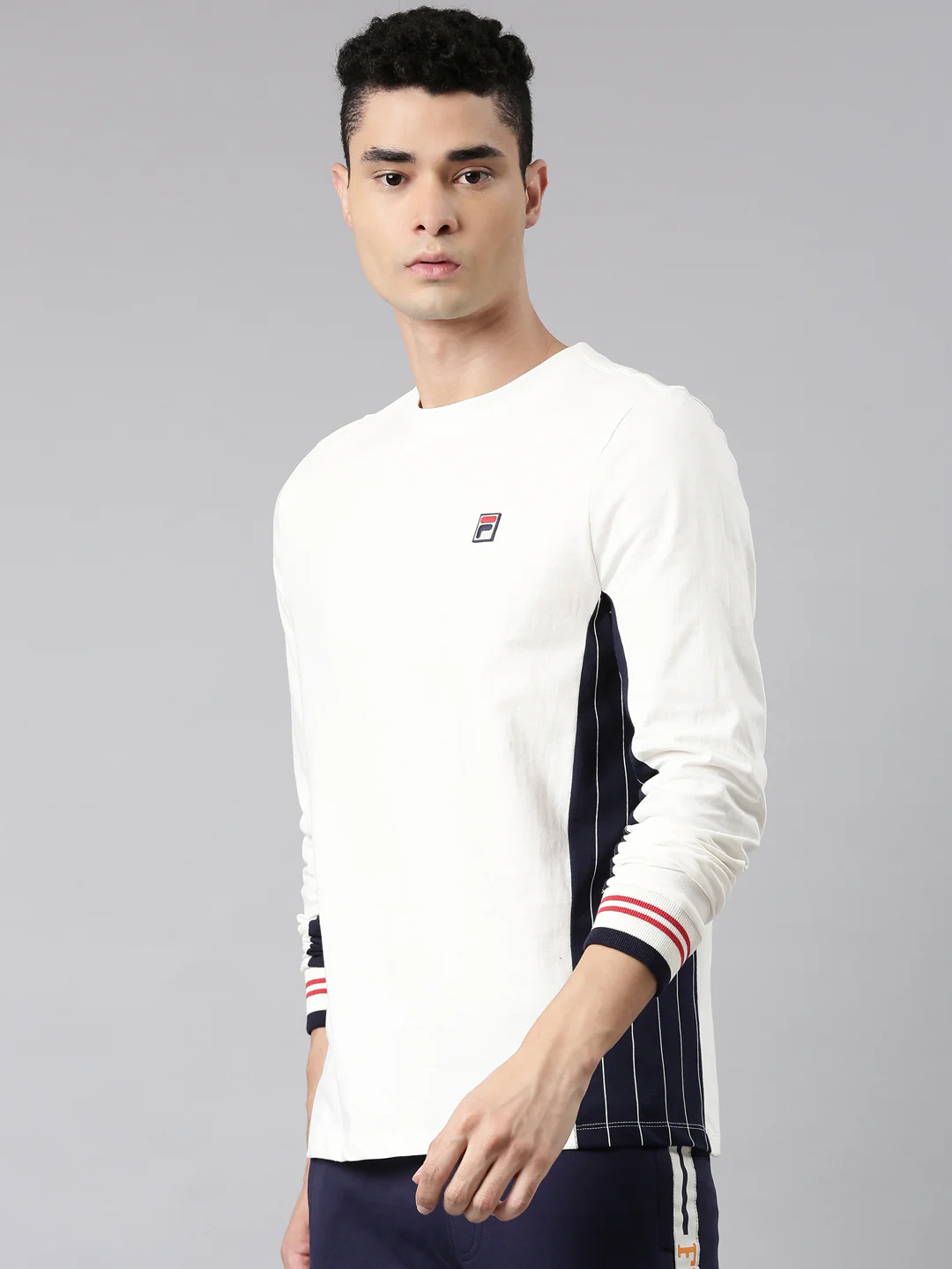 Fila Peacoat Silas Men's Cut and Sew T-Shirt - Image 3