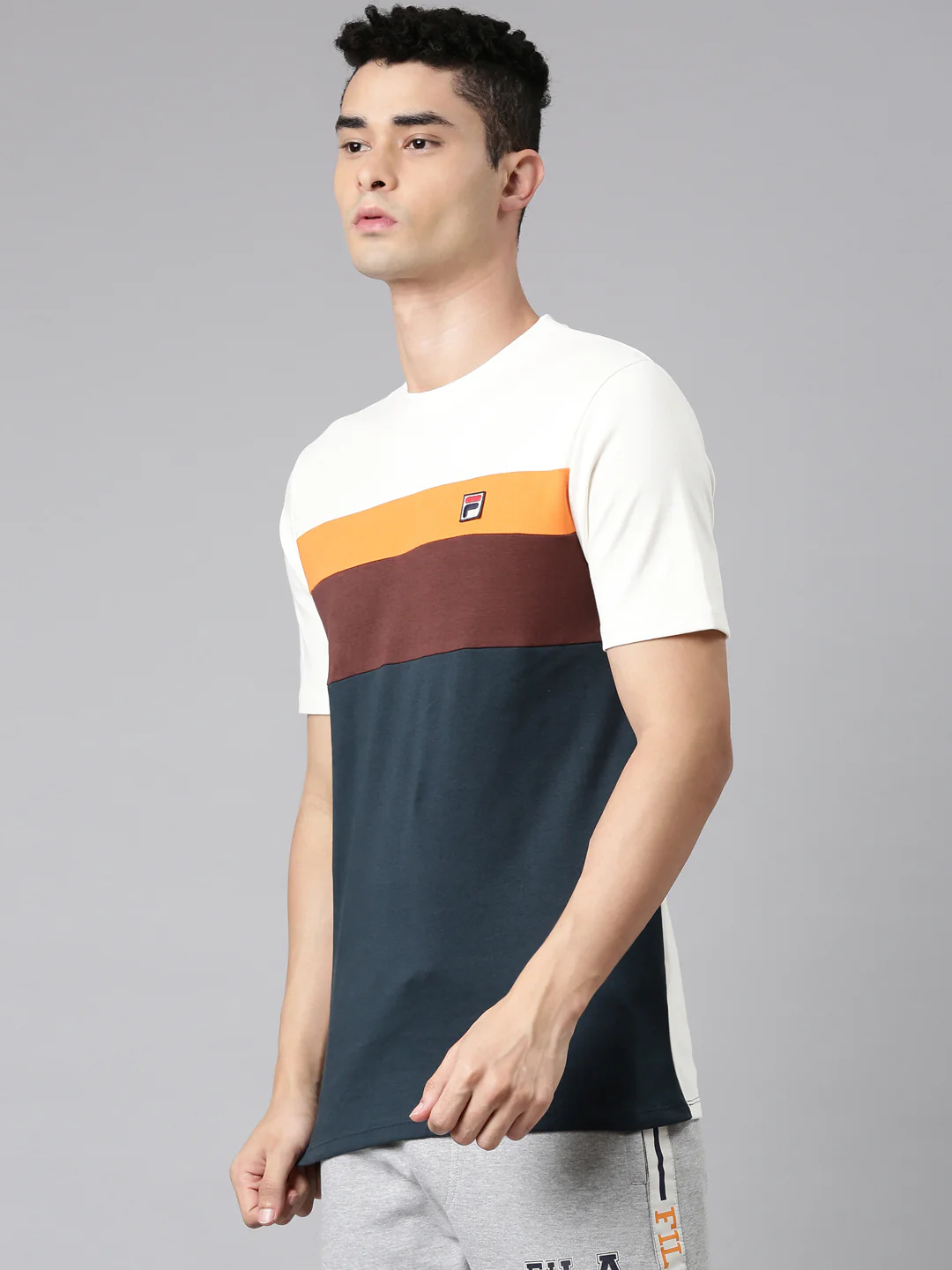 Fila Peacoat Leary Men's Cut and Sew T-Shirt - Image 3